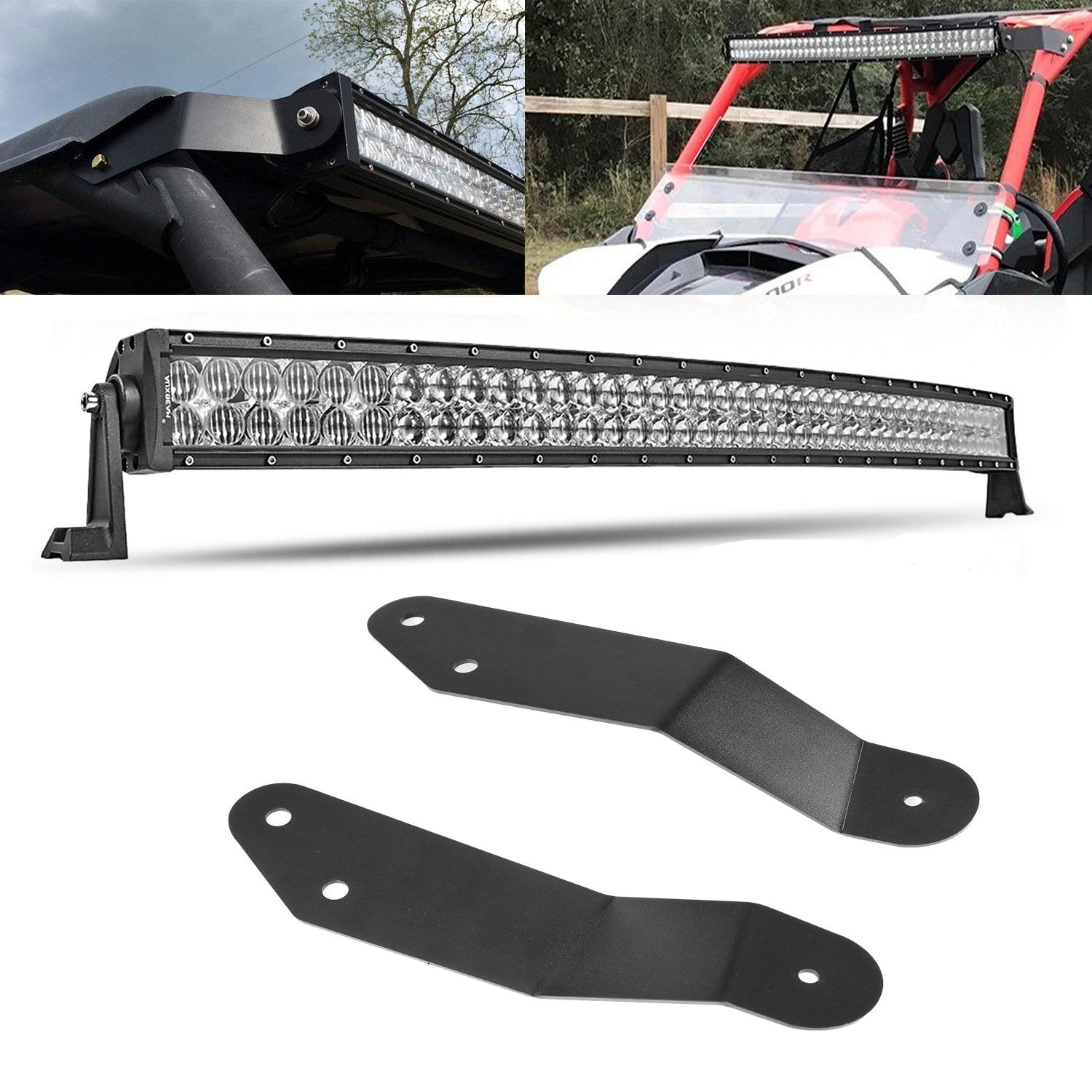 42 Inch 5D Series LED Light Bar & Car Roof Windshield LED Light Bar Mounting Bracket for 2014-2019 Commander 1000 800 Models